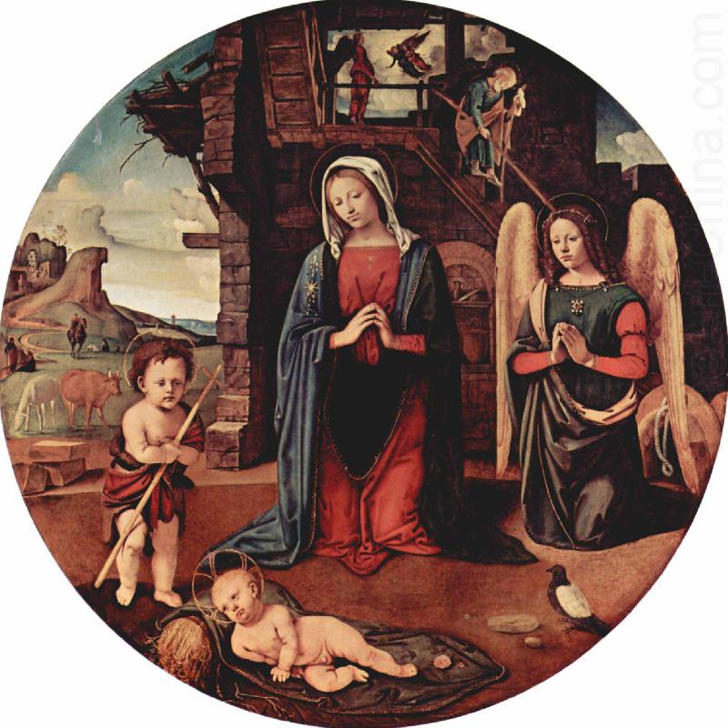 Piero di Cosimo Anbetung des Kindes china oil painting image